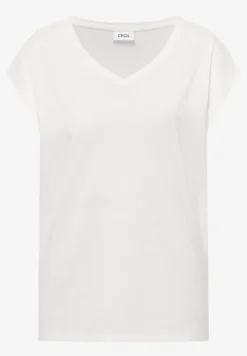 Dropped Shoulder Shirt mit V-Neck