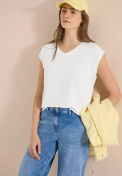 Dropped Shoulder Shirt mit V-Neck