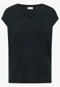Dropped Shoulder Shirt mit V-Neck