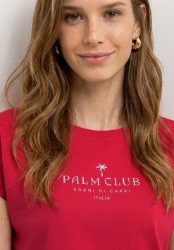 Dropped Shoulder Shirt mit Wording