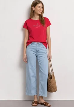 Dropped Shoulder Shirt mit Wording