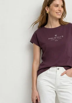 Dropped Shoulder Shirt mit Wording