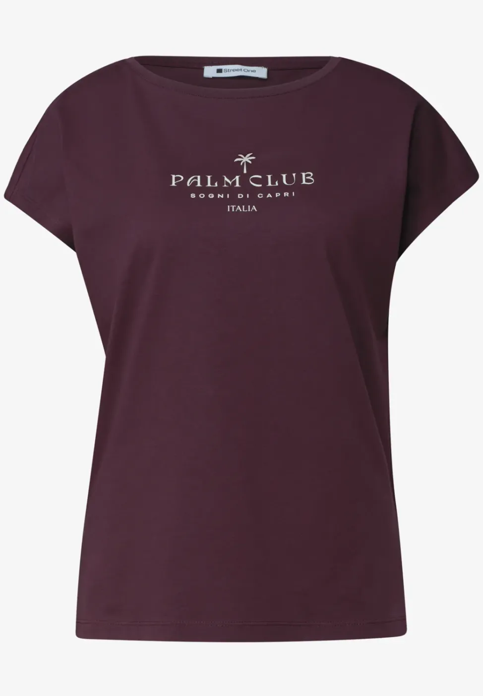 Dropped Shoulder Shirt mit Wording