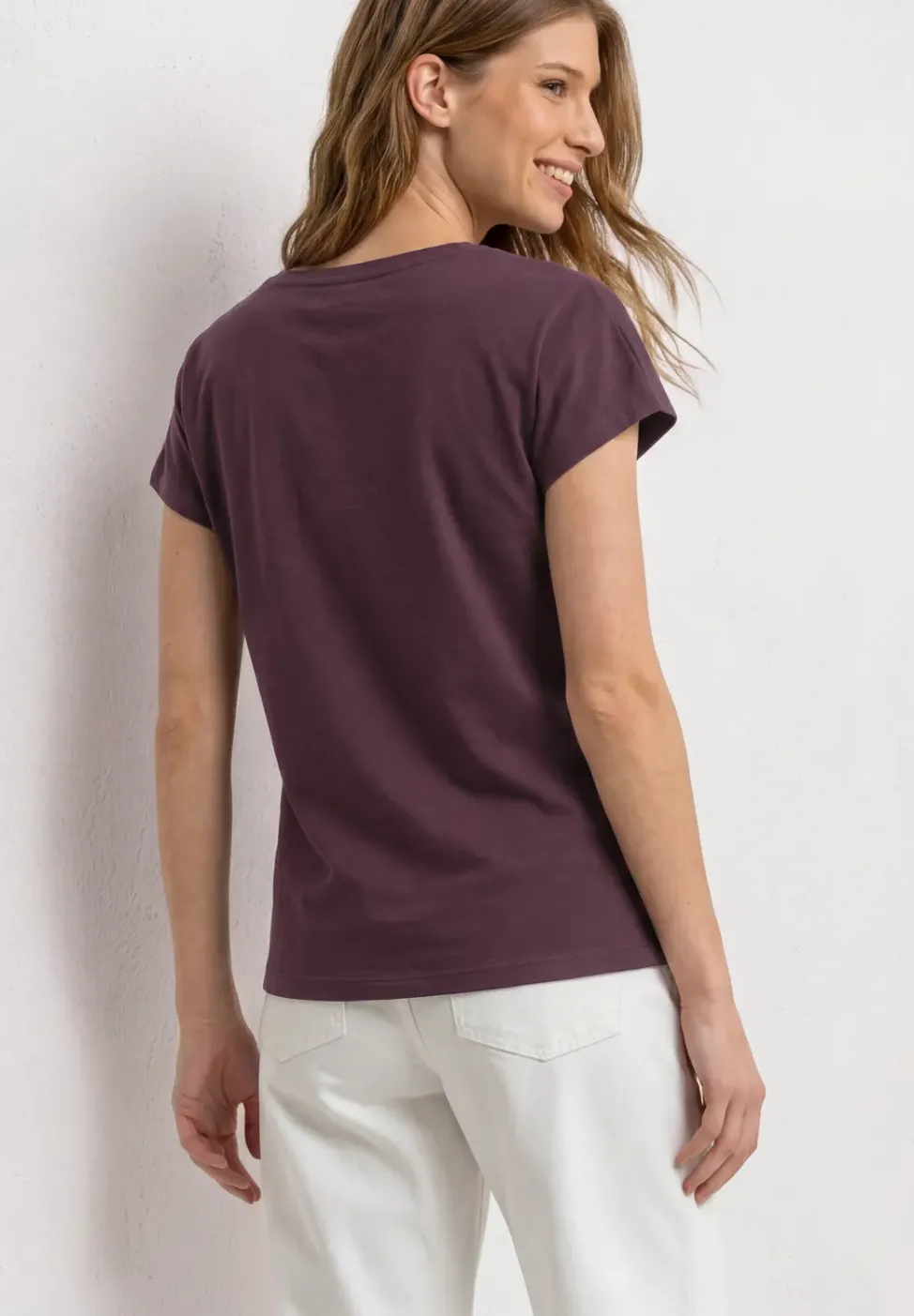 Dropped Shoulder Shirt mit Wording