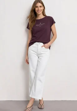Dropped Shoulder Shirt mit Wording