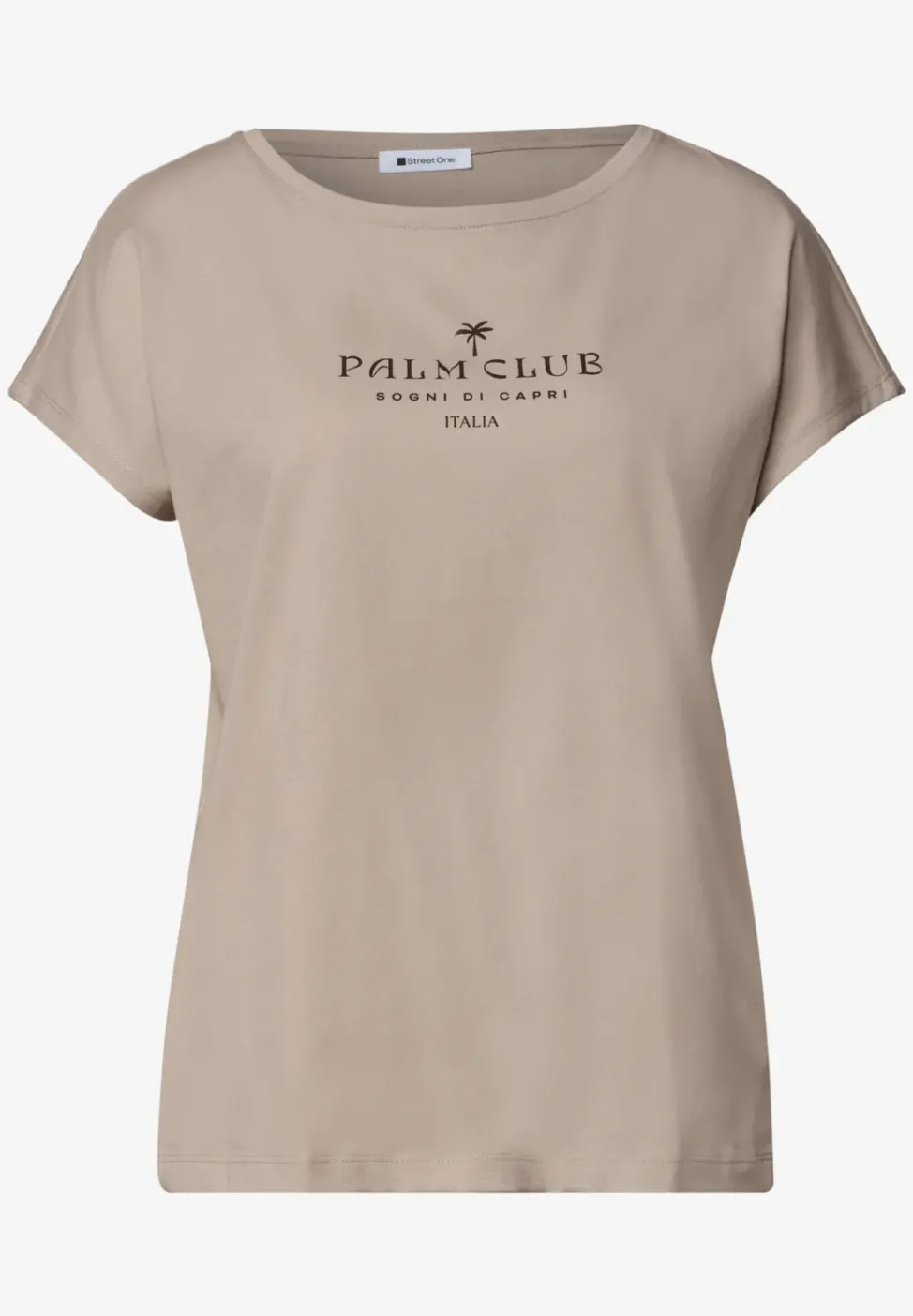 Dropped Shoulder Shirt mit Wording