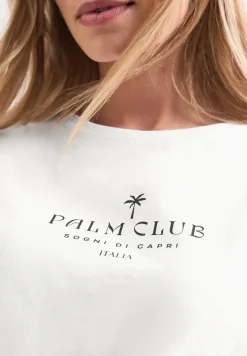 Dropped Shoulder Shirt mit Wording