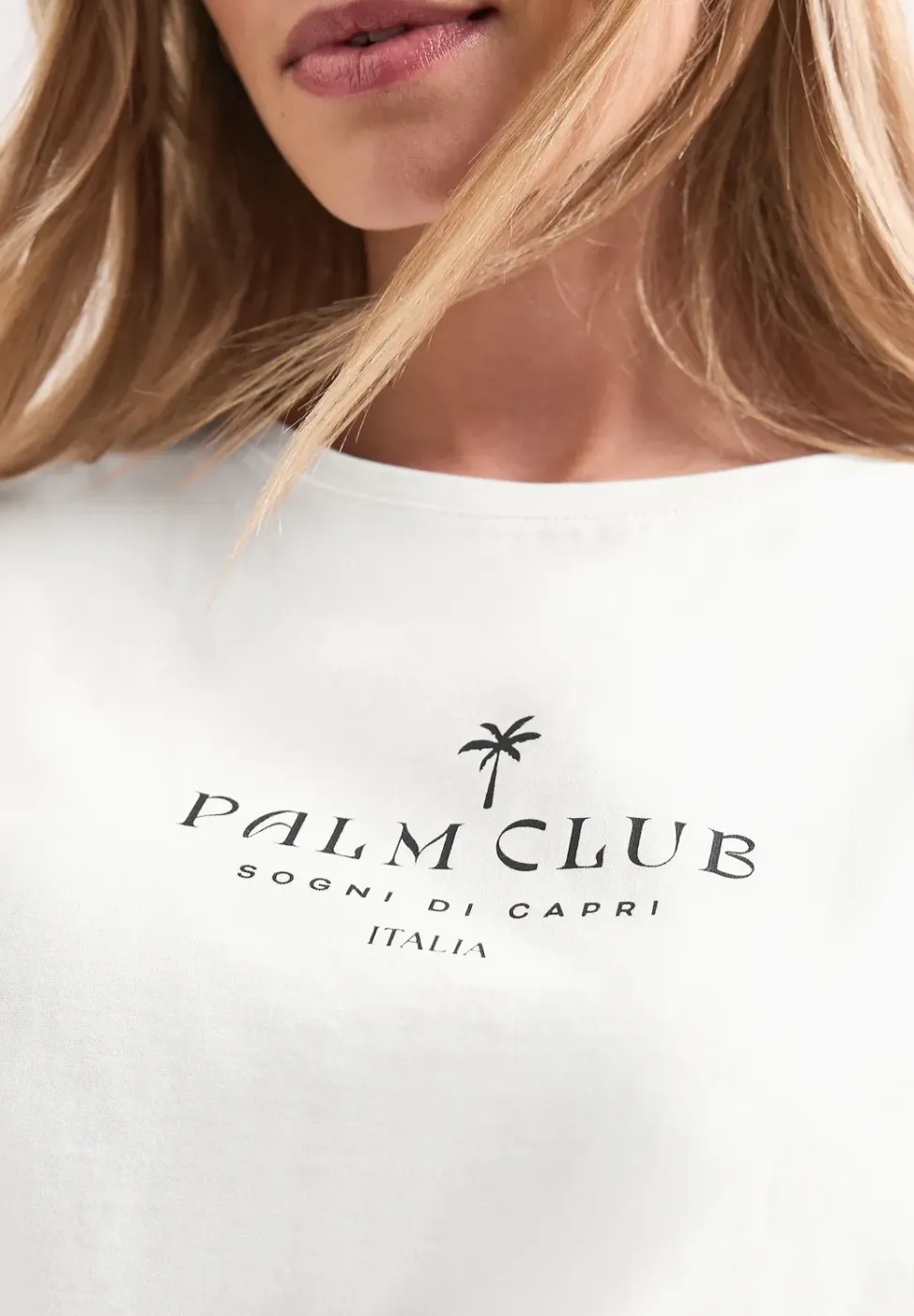 Dropped Shoulder Shirt mit Wording