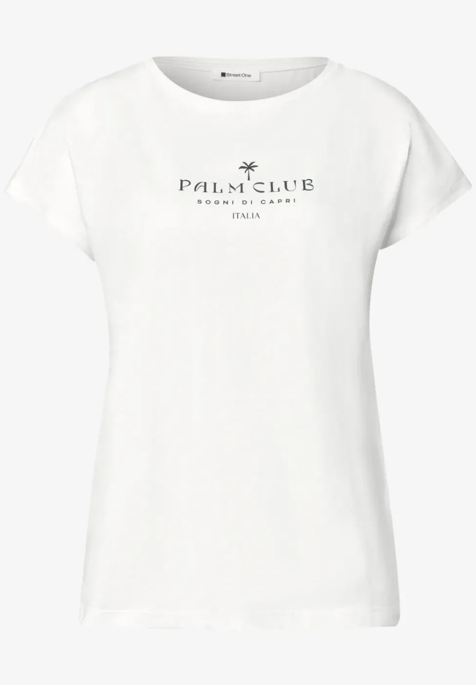 Dropped Shoulder Shirt mit Wording