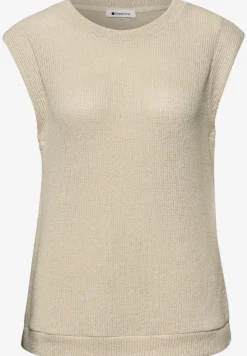 Dropped Shoulder Top im Strick-Look