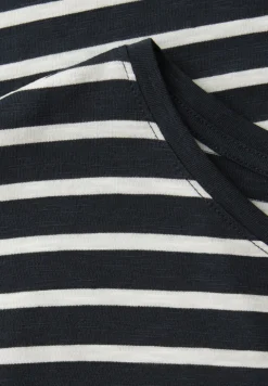Dropped Shoulder T-Shirt mit Streifen