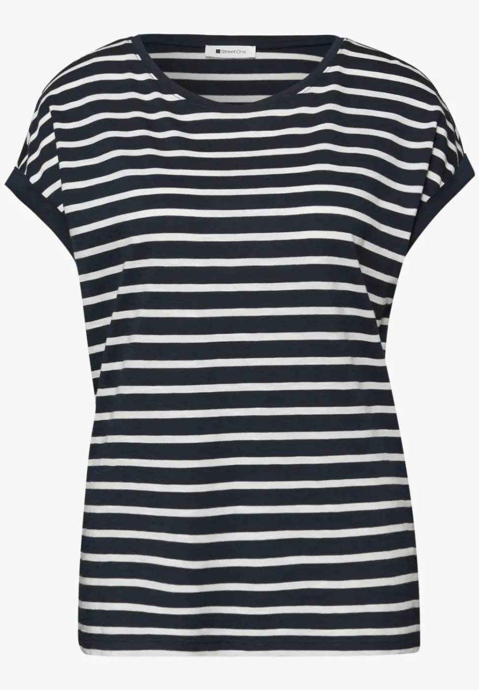 Dropped Shoulder T-Shirt mit Streifen