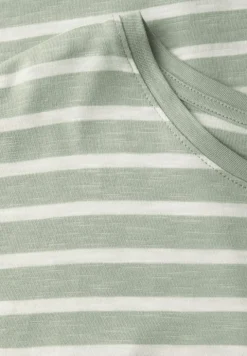 Dropped Shoulder T-Shirt mit Streifen