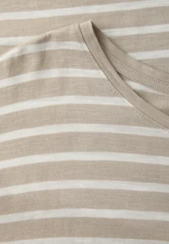 Dropped Shoulder T-Shirt mit Streifen