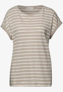 Dropped Shoulder T-Shirt mit Streifen