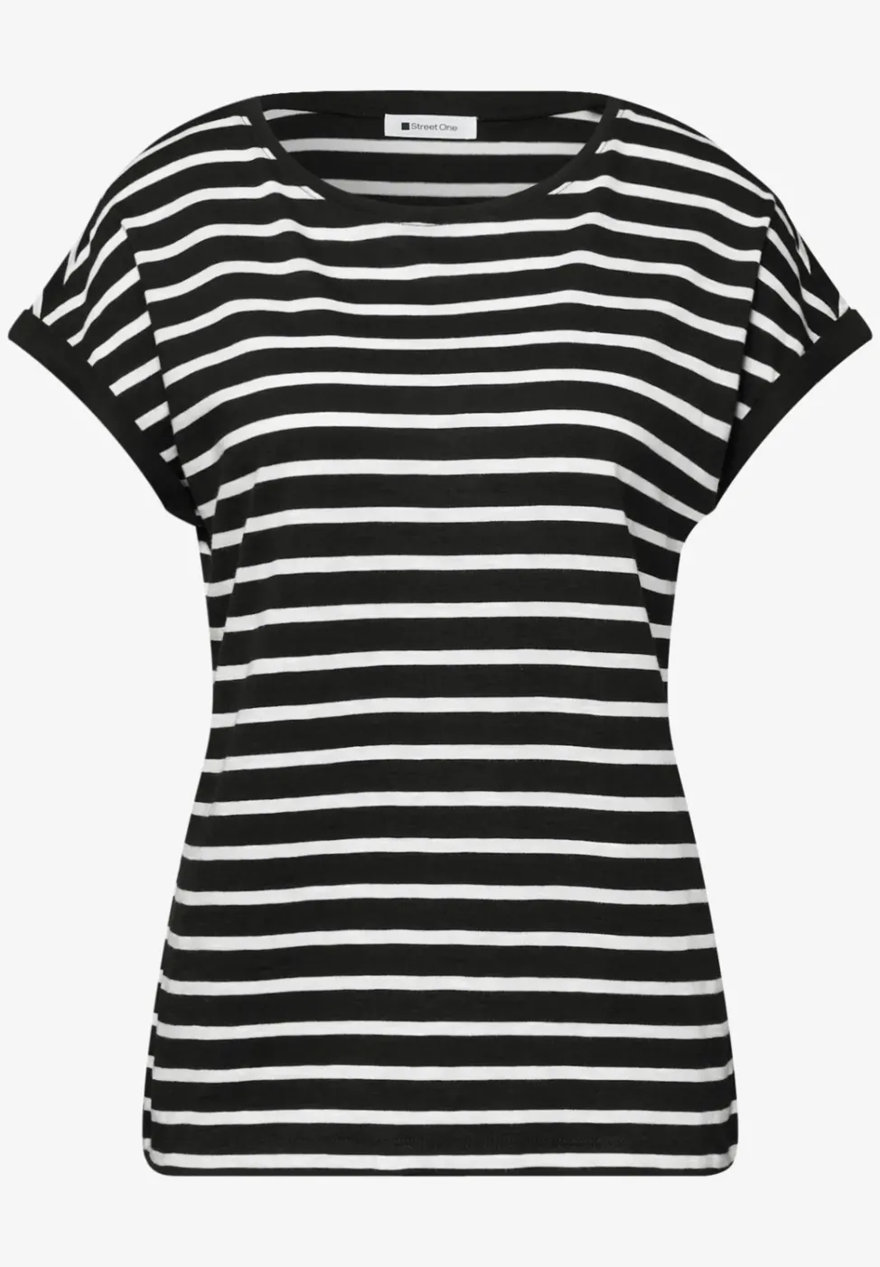 Dropped Shoulder T-Shirt mit Streifen