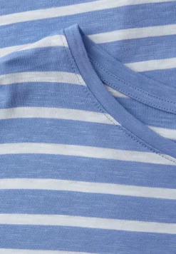 Dropped Shoulder T-Shirt mit Streifen