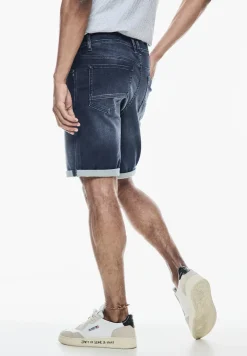 Elastische Jeans Shorts