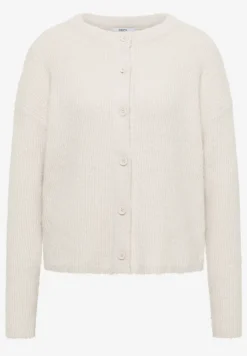 Federgarn Ripp-Strickjacke