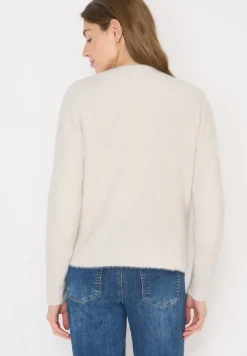 Federgarn Ripp-Strickjacke