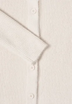 Federgarn Ripp-Strickjacke