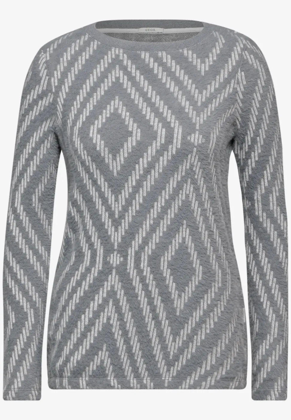 Federgarn Shirt mit Muster