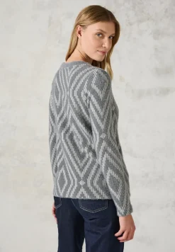 Federgarn Shirt mit Muster