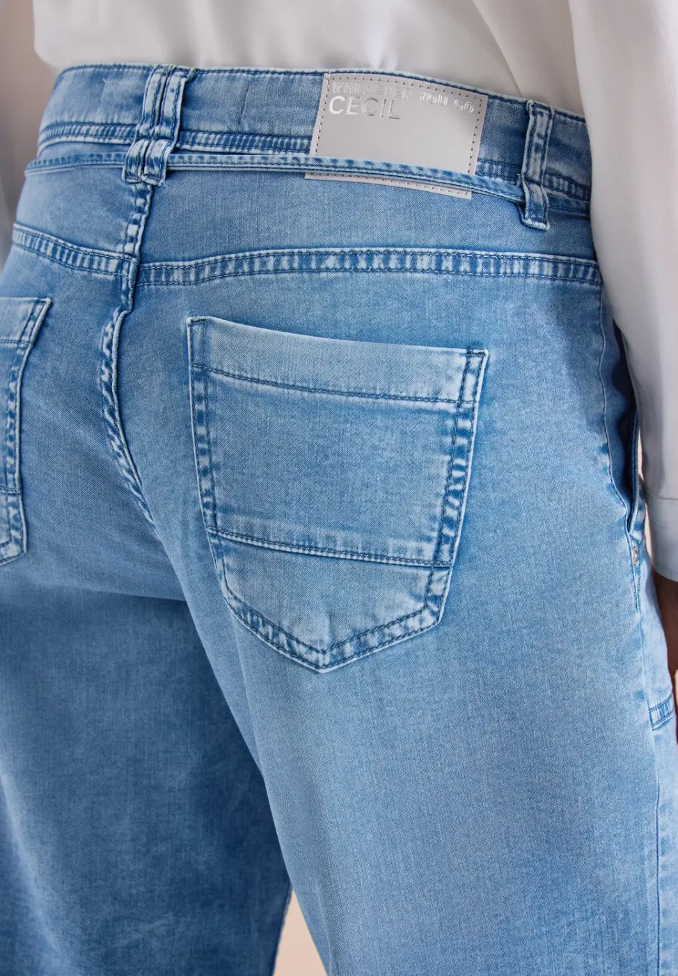 Flared Wide Leg Hose im Loose Fit