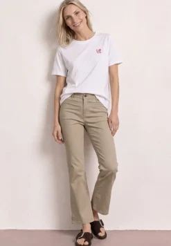3/4 Flared Leg Hose im Casual Fit