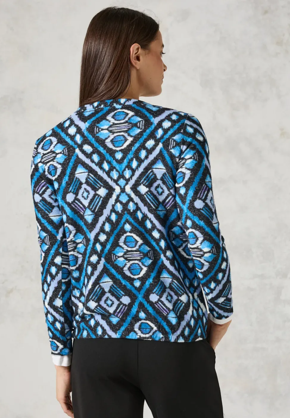 Flauschiges Langarmshirt