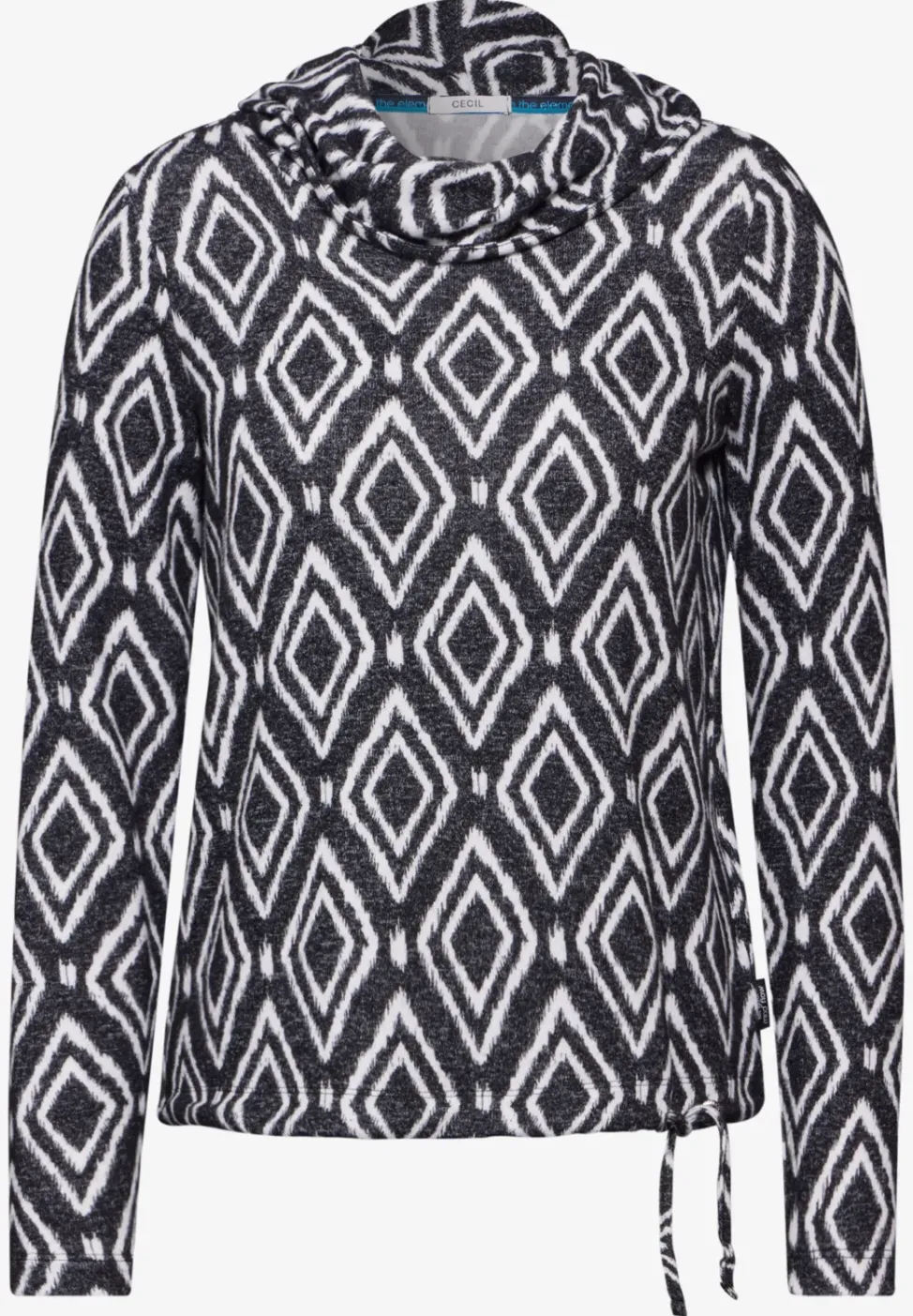 Flauschiges Shirt mit Print