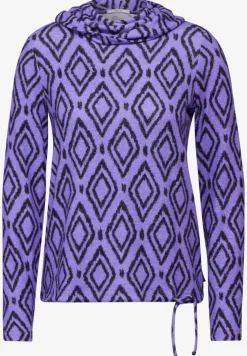 Flauschiges Shirt mit Print