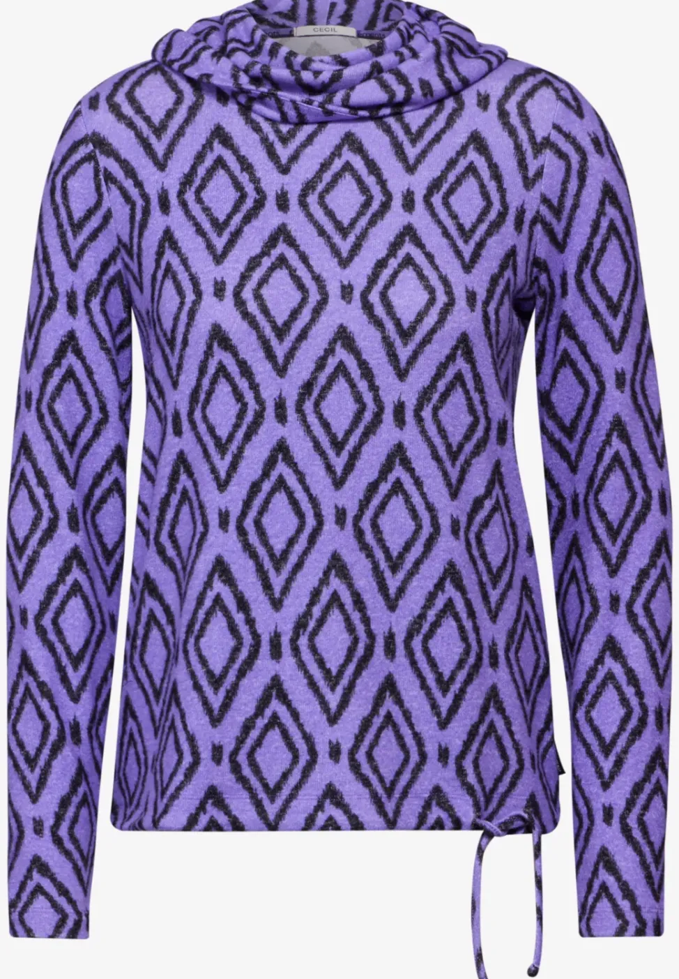 Flauschiges Shirt mit Print