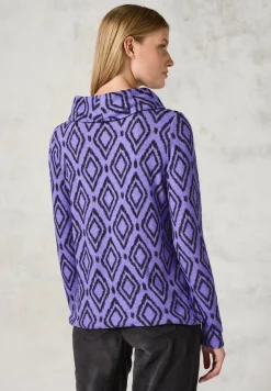 Flauschiges Shirt mit Print