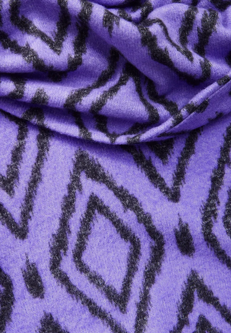 Flauschiges Shirt mit Print