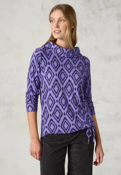 Flauschiges Shirt mit Print