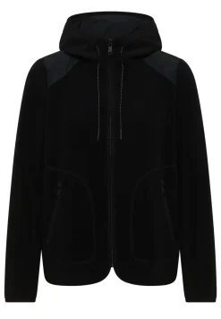 Fleecejacke mit Hoodie