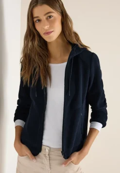 Fleecejacke mit Hoodie