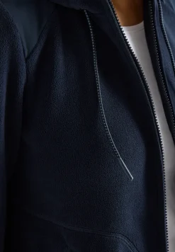 Fleecejacke mit Hoodie