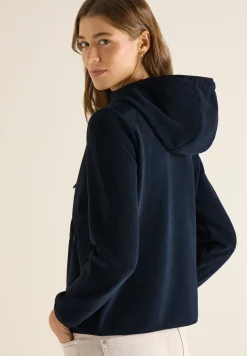 Fleecejacke mit Hoodie