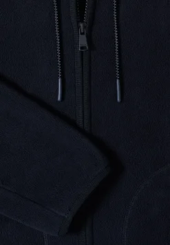 Fleecejacke mit Hoodie