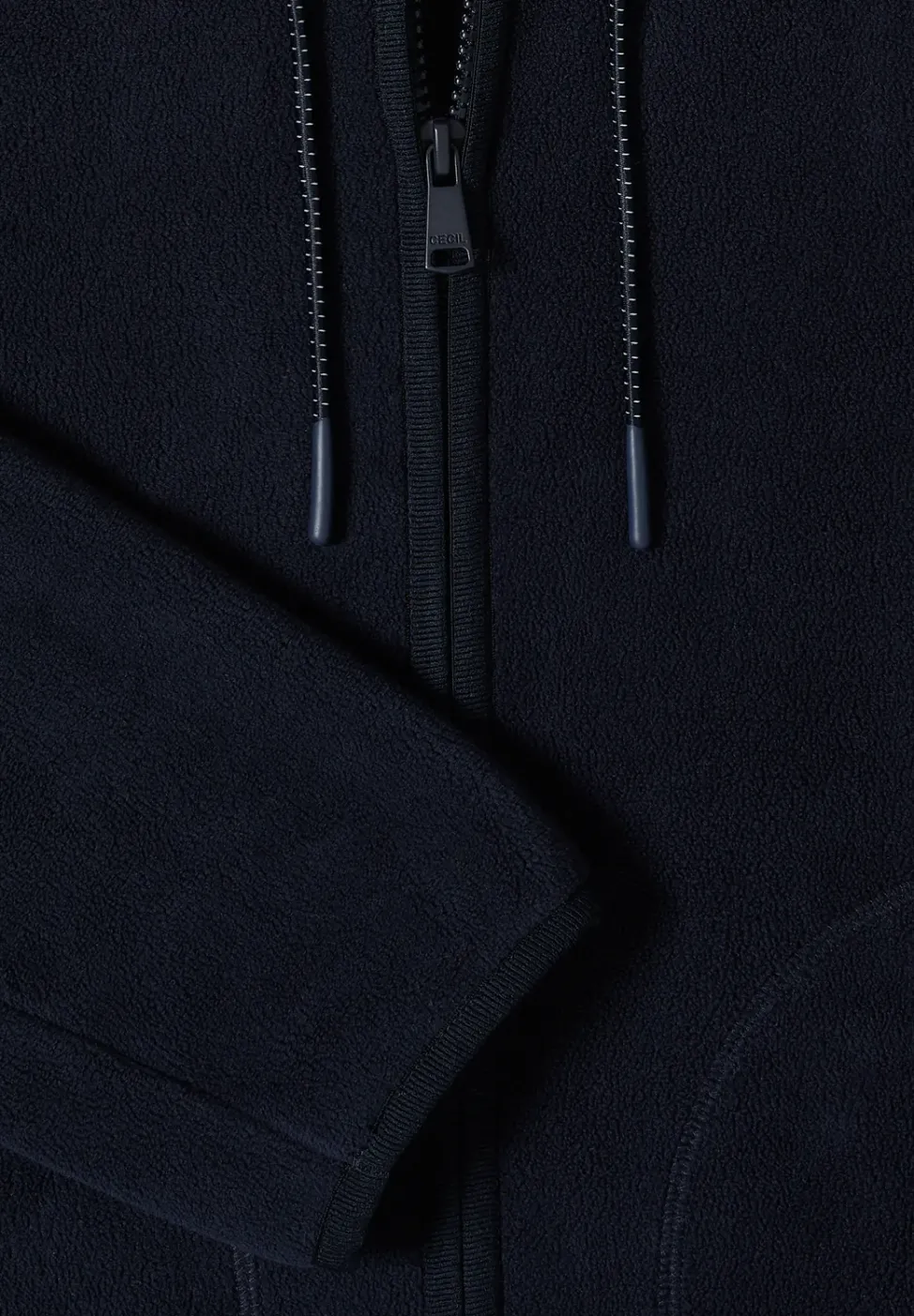 Fleecejacke mit Hoodie