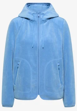 Fleecejacke mit Hoodie