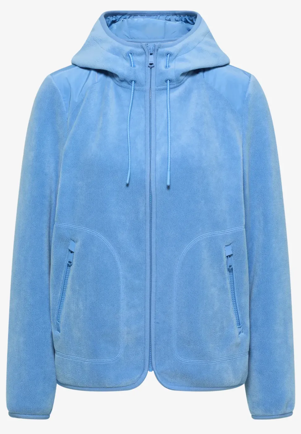 Fleecejacke mit Hoodie