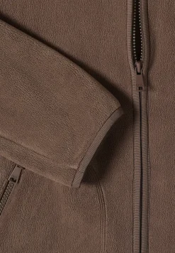 Fleecejacke mit Hoodie