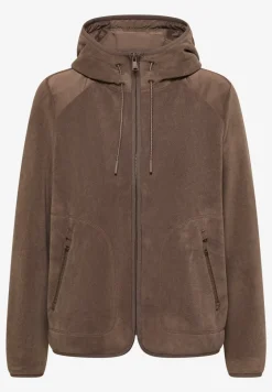 Fleecejacke mit Hoodie