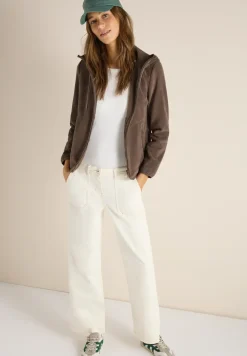 Fleecejacke mit Hoodie