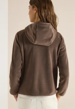 Fleecejacke mit Hoodie