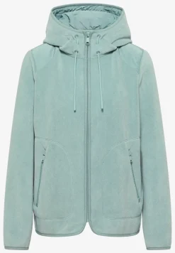 Fleecejacke mit Hoodie