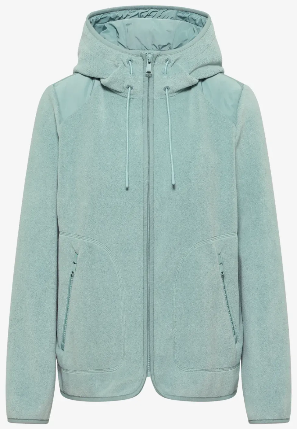 Fleecejacke mit Hoodie